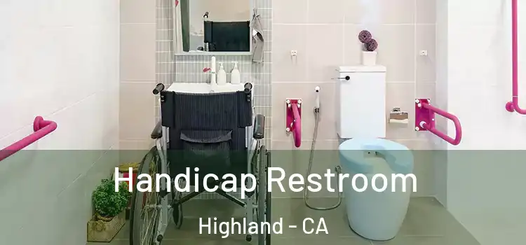 Handicap Restroom Highland - CA